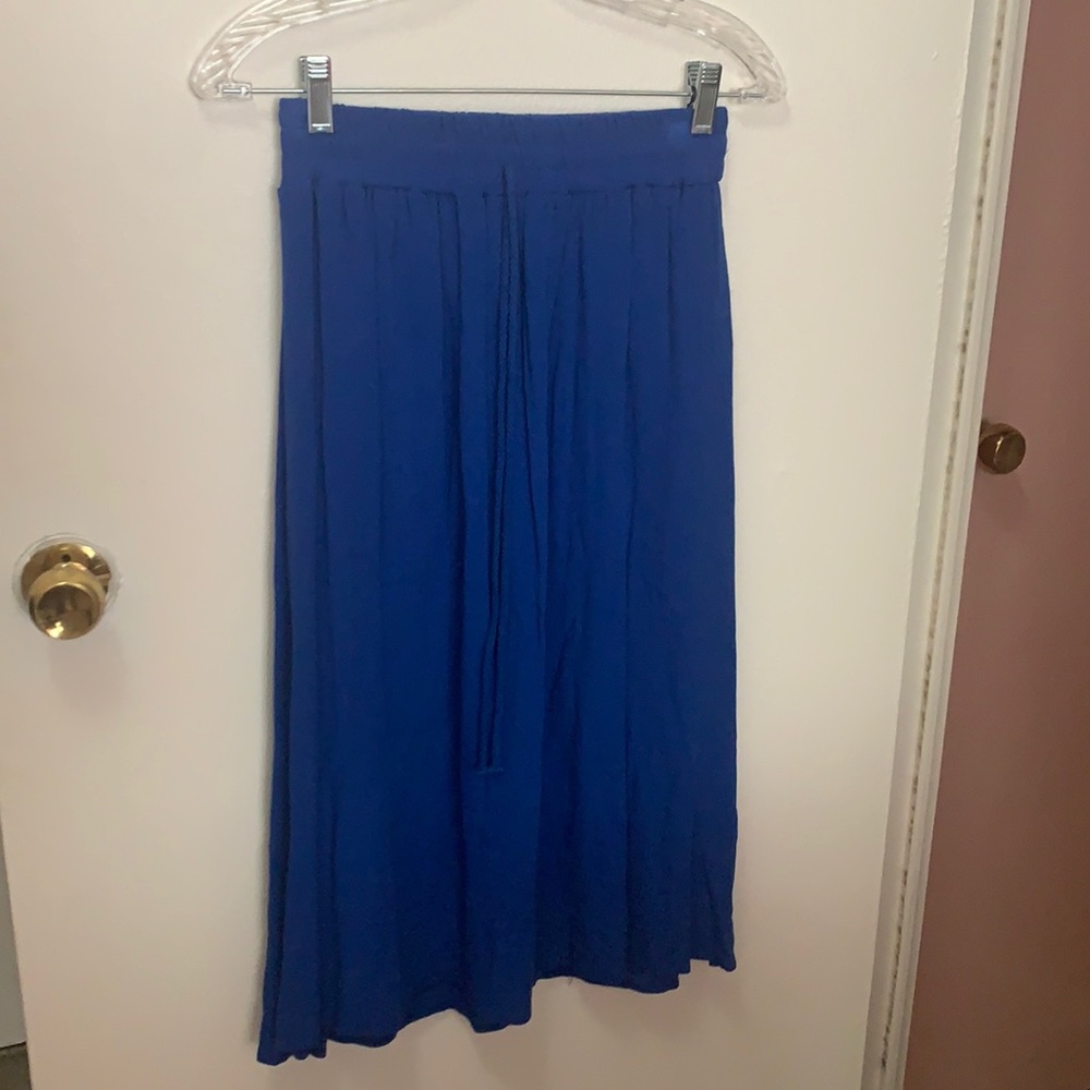 Blue Midi Skirt